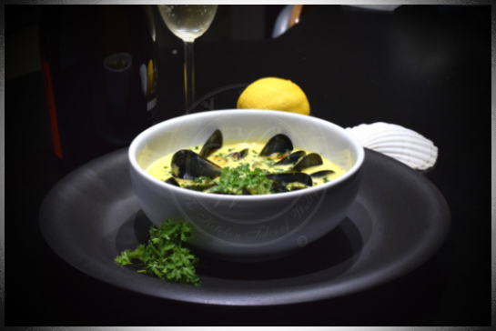 Zuppa di cozze alla francese - mouclade à la crème