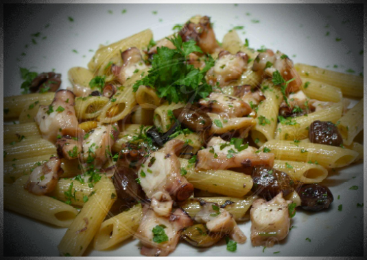 Penne al polpo